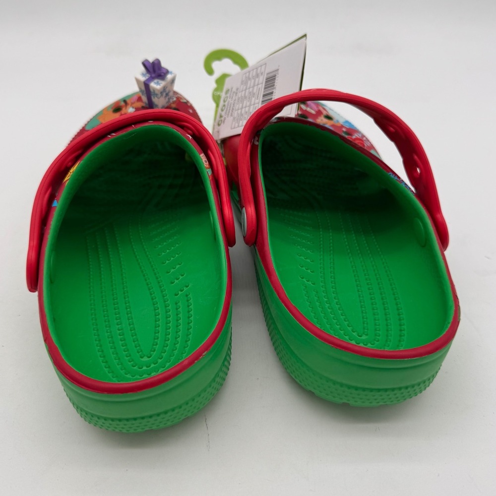 Disney Parks‎ Crocs Classic Xmas Holiday Clogs Size 7 Women's Shoes - Picture 8 of 8
